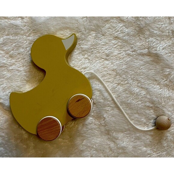 Health And Hand With Magnolia Pull - Along Wood Duck Toy - Picture 1 of 10